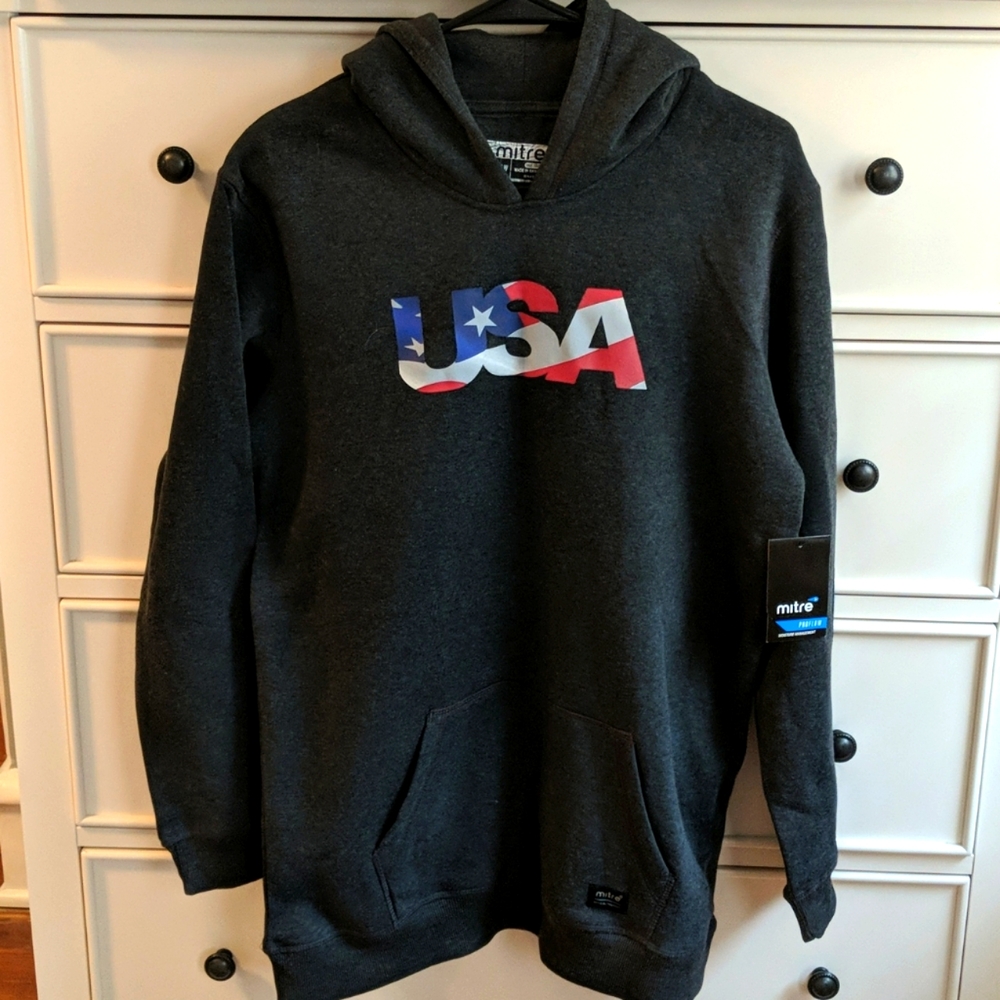 mitre boys hooded sweatshirt